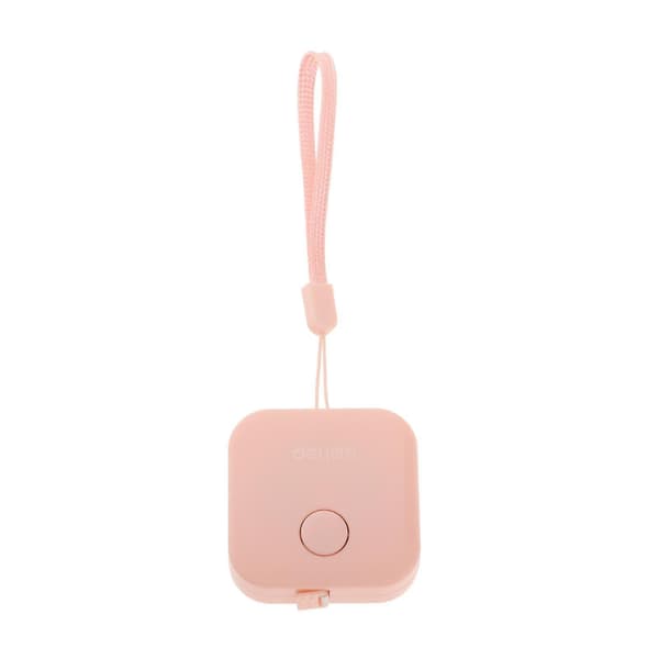 2x Mjukt Infällbart Mini Måttband Tejp Klar Markerad Rosa