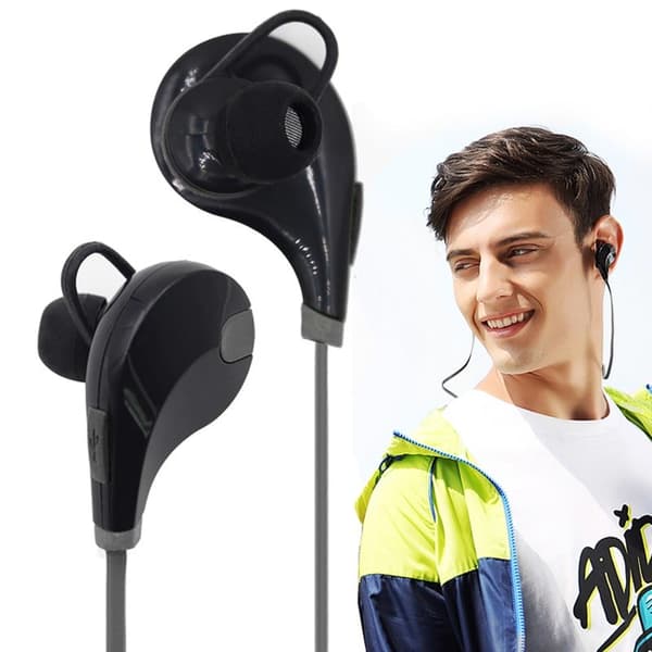 Wireless Headphones: Sport, Training & Powerful Battery Black