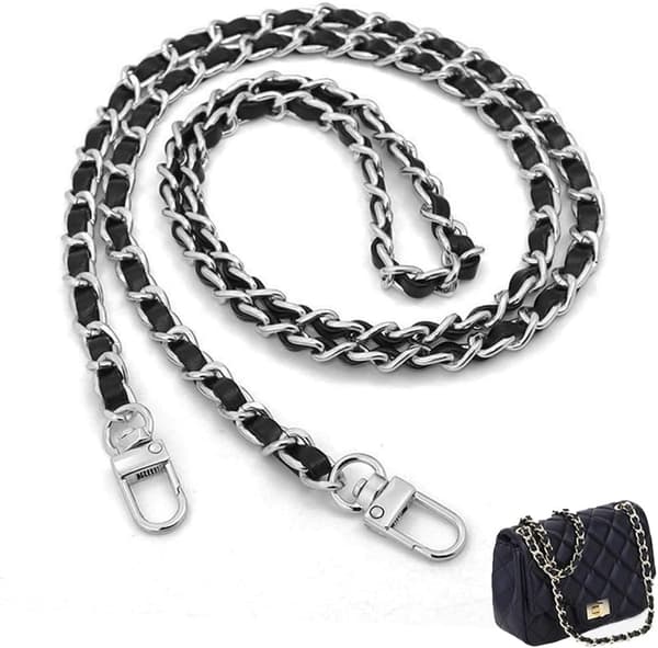 Handbag Chain Strap, Gold Alloy Bag Chain Adjustable Handbag Strap
