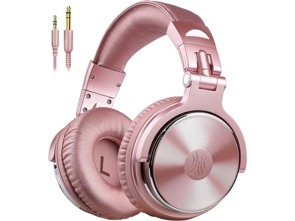 Hörlurar Trådbundna Stereo Ljud Bas Driver Mm Rosa