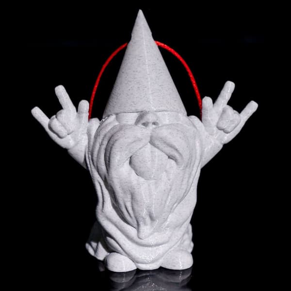 Julgransgnome hängande dekoration Vit M
