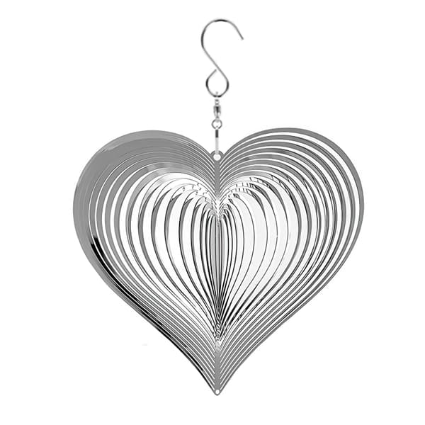 Wind Chime Heart / Decoration for Garden & Balcony – Stainless Steel