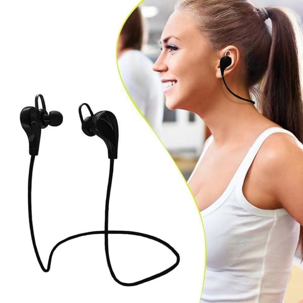 Wireless Headphones: Sport, Training & Powerful Battery Black