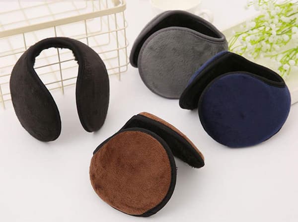 1-pack Unisex Öronmuffar - Varma Vinteröronvärmare, Svart/Grå/Kaffe/Marinblå