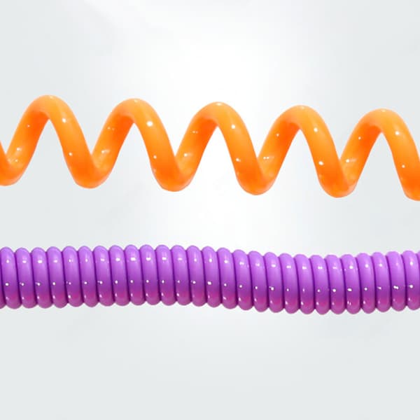 1 st Infällbar Spiral Stretch Kedja Nyckelring Nyckelring Tillbehör E
