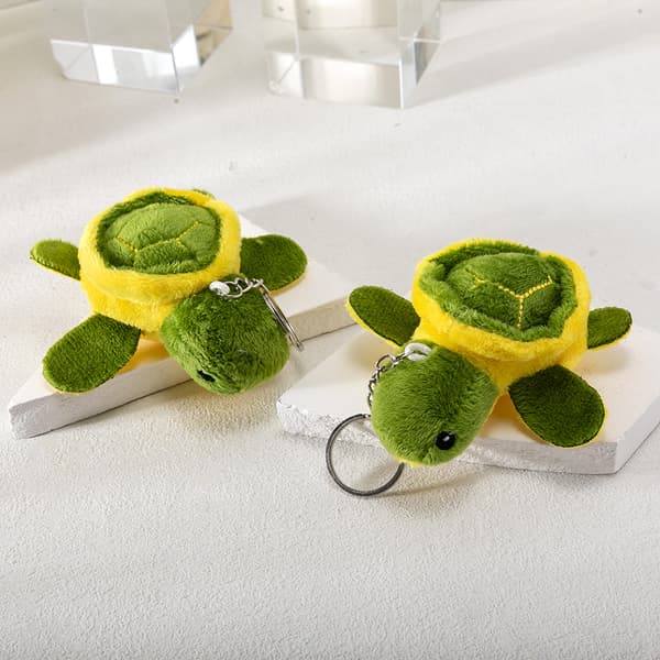Stuffed Turtle Keychain Mini Turtle Keyring Cute Keychain Pendant