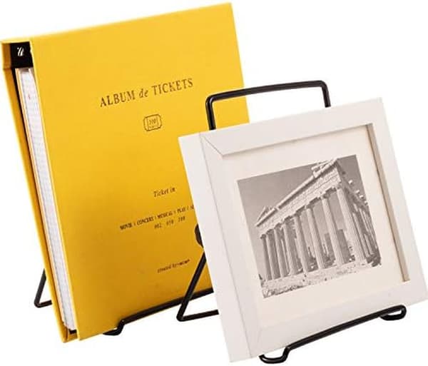 3-pack Justerbara Vikbara Tallriks- och Bildramsställ Staffli Displayhållare