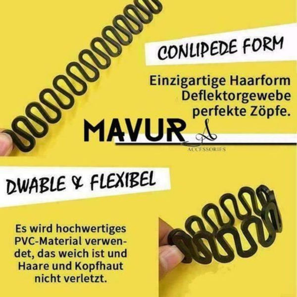MAVURA Fläthållare »MAVURTillbehör Flätningshjälpmedel Stylinghjälpmedel Flätningshjälpmedel Frisyrhjälpmedel Flätningshjälpmedel Flätningshjälpmedel