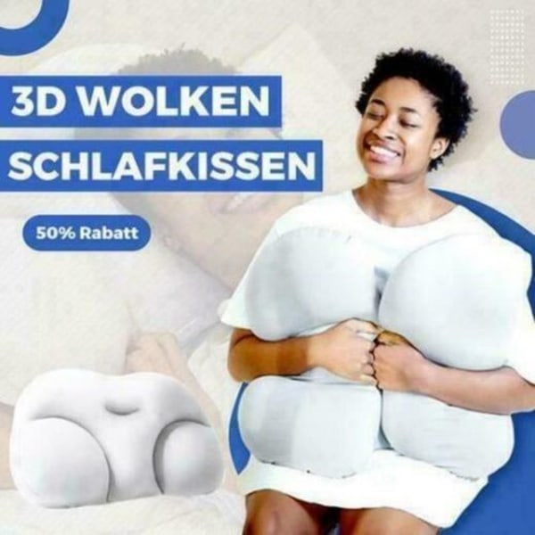 Sovepude, »MAVURALiving AirSleep 3D Ergonomisk sovepude All-Around Cloud Pude Nakkepude