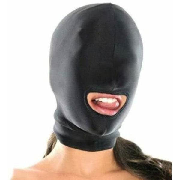 MAVURA erotisk mask » Huvudmask bondage fetisch SM BDSM sexleksak SPANDEX huvudmask munöppning (huva med 1 hål