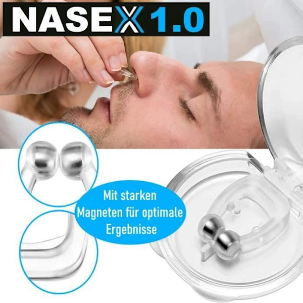 MAVURA snoreprop »NASEX DEN ORIGINAL premium snoreprop næseklemme næseoptrækker næsering anti-snorke næseklemme [lo