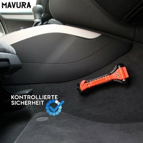 MAVURA Multihammer - DIVERSE - Biltilbehør - Integreret seleklipper - Sæt med 2 stk.