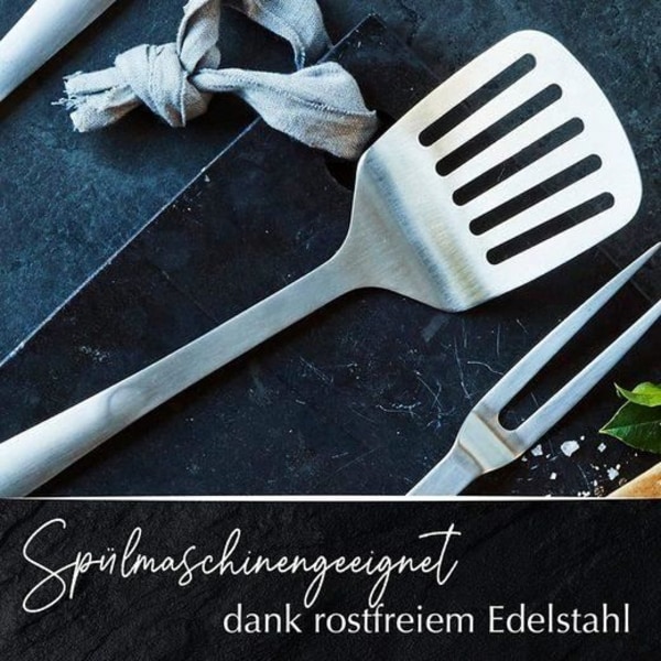 MAVURA spatel »spade i rostfritt stål köksspatel grillspatel köttspatel silver spatel«