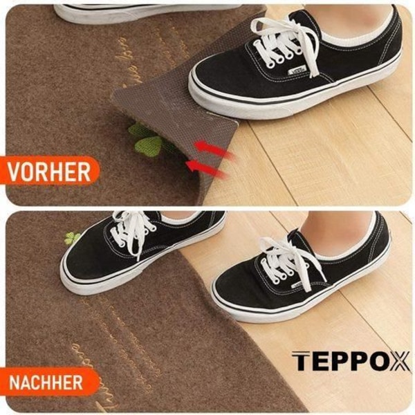 Anti-halk mattunderlag »TEPPOX matta glider halkskydd mattgripare anti-halk matta mattstopp mattstopp