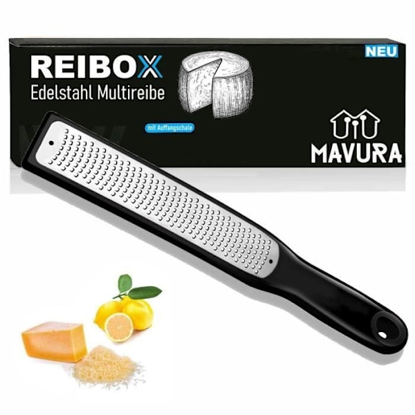 MAVURA ostehøvl »REIBOX Premium parmesan rivejern osteudsnitter, rivejern, til chokolade ingefær ost citron