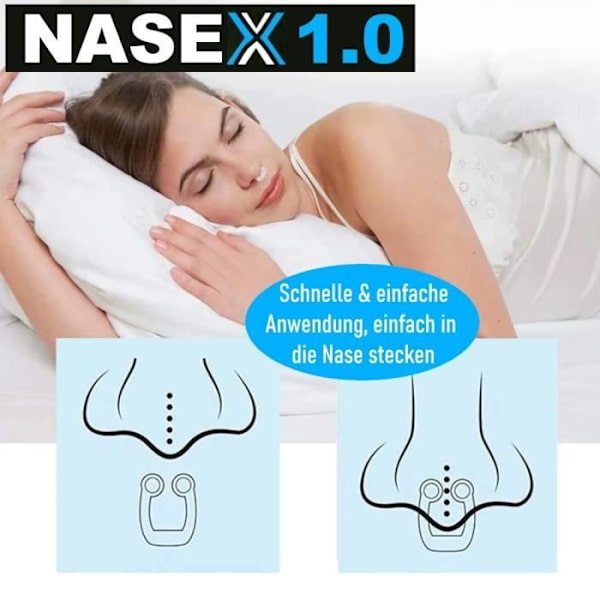 MAVURA snoreprop »NASEX DEN ORIGINAL premium snoreprop næseklemme næseoptrækker næsering anti-snorke næseklemme [lo