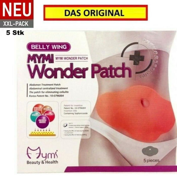 ORIGINAL Mymi Wonder Patch Beauty Wellness XXL maveplaster sæt 5 stk