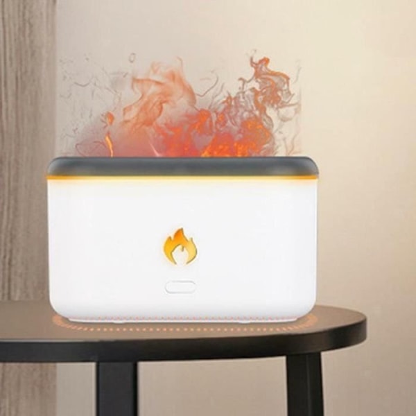 MAVURA luftfugter iFlame Ultrasonic luftfugter med pejseffekt Pejs Flames Brandluftfugter Luftfugter