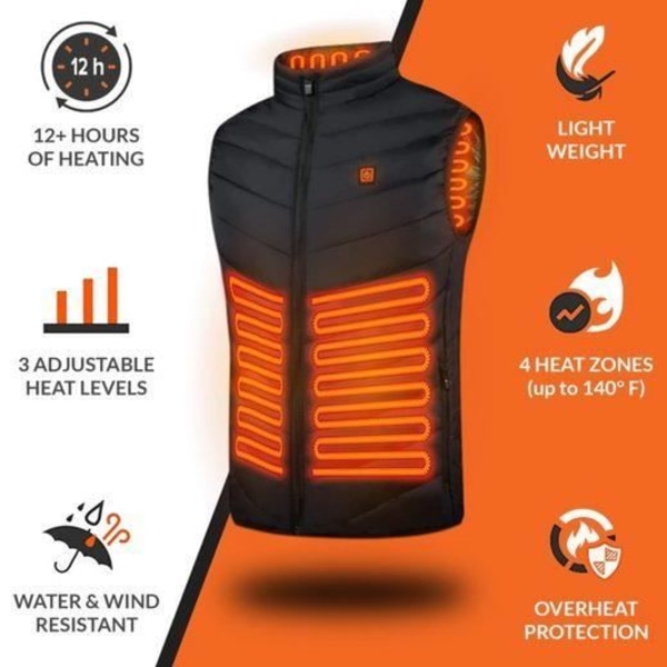 MAVURA All Weather Jakke » Scorched™ Premium Opvarmet Jakke, Opvarmet Vest, Opvarmet Vest, Jakke, Vinterjakke, Opvarmet Vest