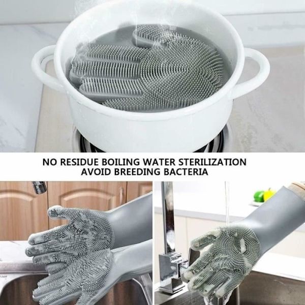 MAVURA Värmeskyddshandskar »Magic Silicone Gloves Gummi Diskmaskinshandskar Rengöringshandskar«