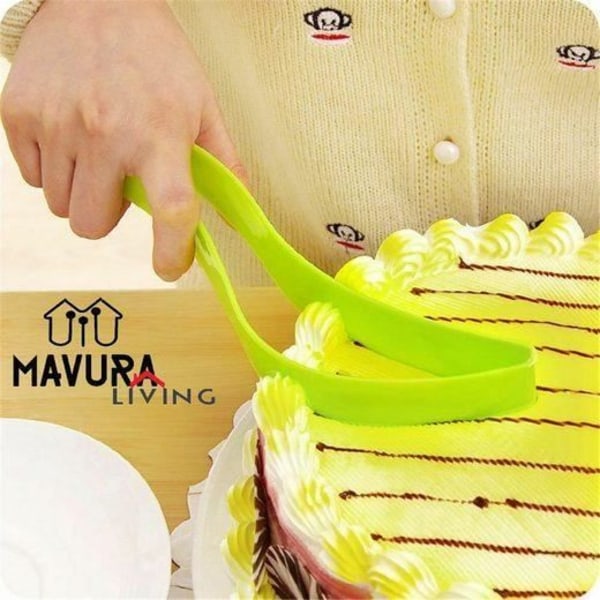 MAVURA tårtservering »MAVURALiving 2-i-1 tårtservering tårtskärare tårtavdelare tårtservering tårtavdelare