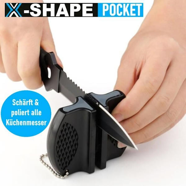 Knivslipare - MAVURA - X-SHAPE - Professionell slipning - Portabel - X-Cross-teknologi