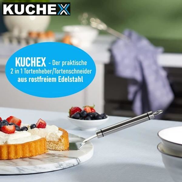 MAVURA tårtkniv "KUCHEX cake lifter cake lifter rostfri tårtkniv", tårtskärare pizza tårtskyffel