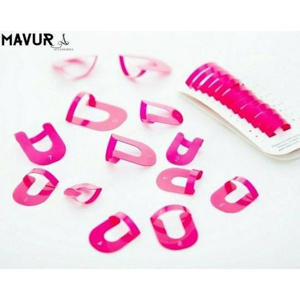 MAVURA mønsterstencil »MAVURTilbehør CREANAIL neglelak stencil malehjælp skabelon manicure negle buffer negle stencil o