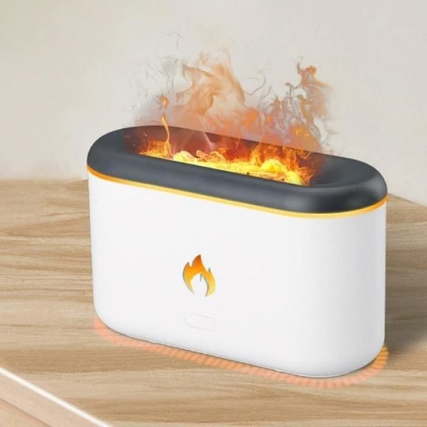 MAVURA luftfugter iFlame Ultrasonic luftfugter med pejseffekt Pejs Flames Brandluftfugter Luftfugter