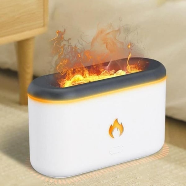 MAVURA luftfugter iFlame Ultrasonic luftfugter med pejseffekt Pejs Flames Brandluftfugter Luftfugter