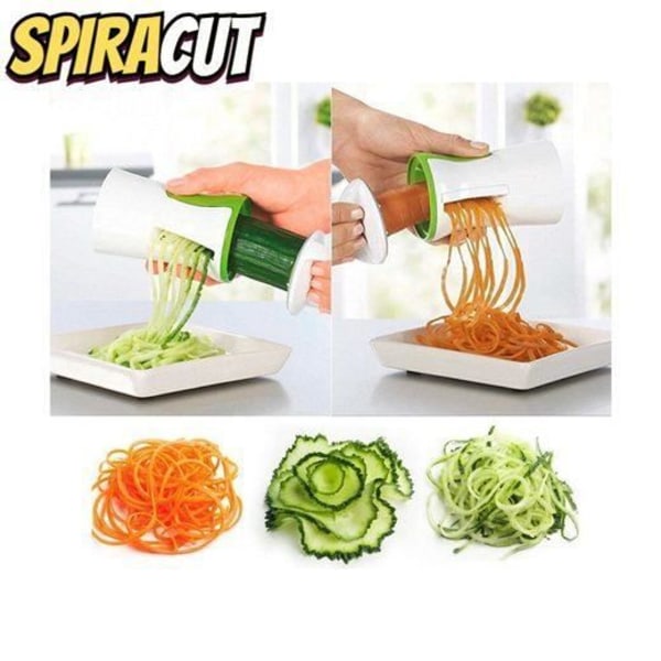 MAVURA - Living SPIRACUT - Julienne Spiral Cutter - Grøntsagsskærer Spaghetti Julienne Peeler