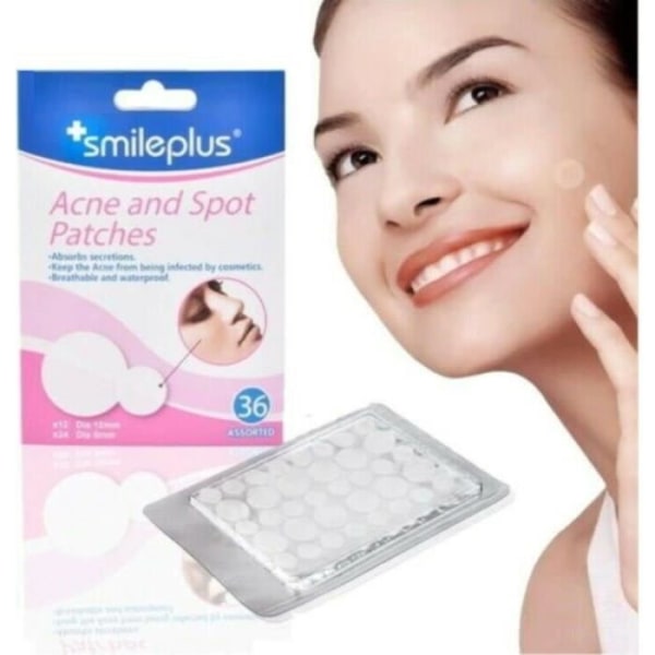 MAVURA anti-plåster » SMILEPLUS® XXL anti-akne plåster set anti-pimple hydrokolloid patch blackhead cover 3