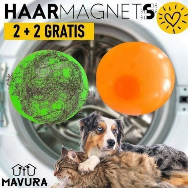 MAVURA Vaskebold » Hårmagneter Magic Pet Hair Remover Vaskemaskine Pet Hair Fluff Balls b