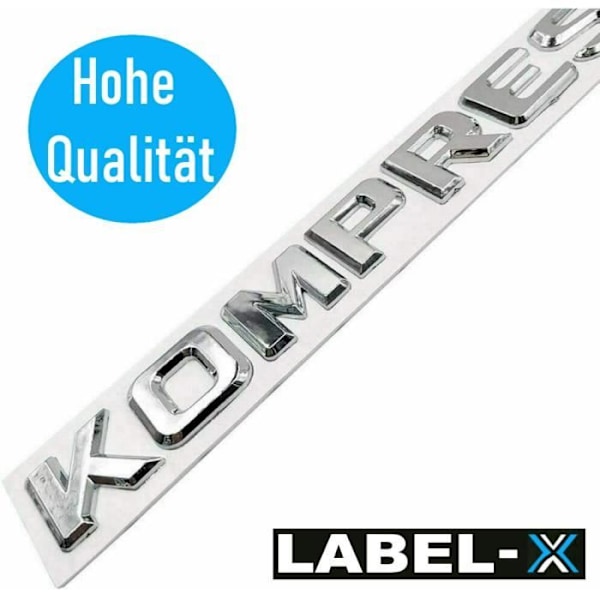 KOMPRESSOR klistermærke - DIVERSE - AMG Mercedes logo - Vejrbestandig - Selvklæbende - Sporty look
