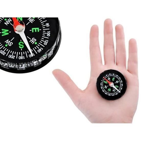 Boussole - MAVURA - Mini Boussole de Poche - Let - Universel - Ideel til Vandreture