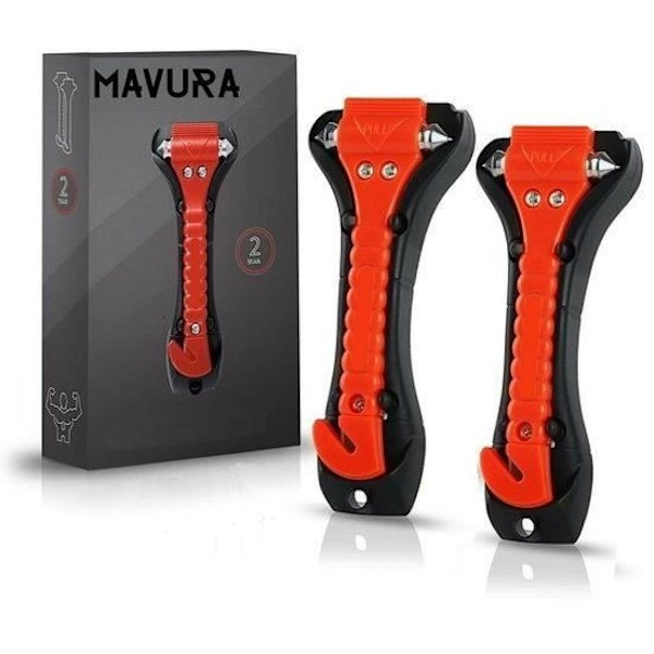 MAVURA Multihammer - DIVERSE - Biltilbehør - Integreret seleklipper - Sæt med 2 stk.