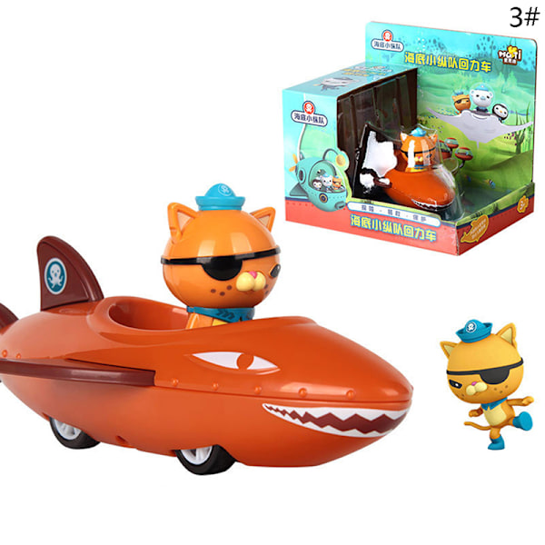 Octonauts GUP Vehicles Actionfigurer Barnacles Toy Orange f49b Orange