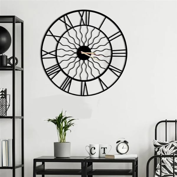 Dekory Metal Wave Väggklocka 90 cm