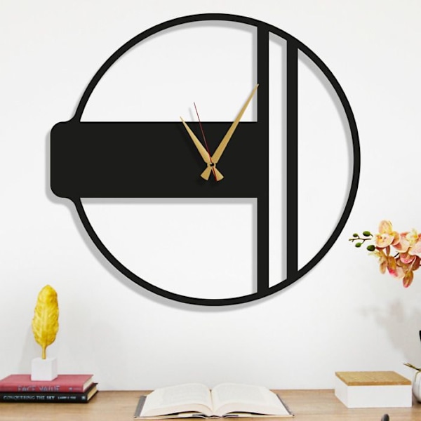 Dekory Contemporary Abstrakt Väggklocka 70 cm