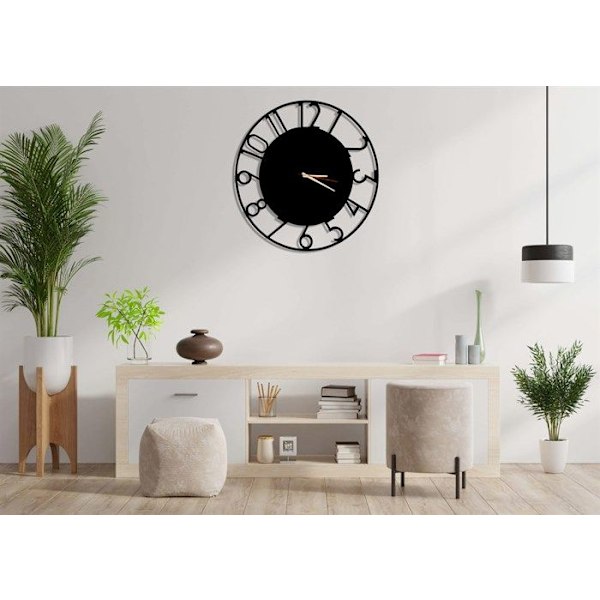 Dekory Full Metal Disc Väggklocka 90 cm