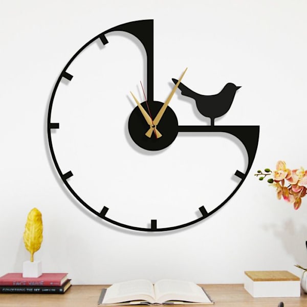 Dekory Contemporary Bird Väggklocka 120 cm