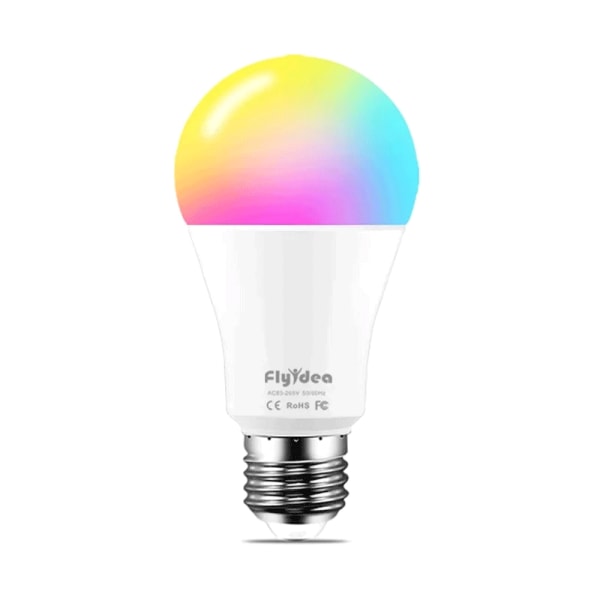 Smart glödlampa RGB varmvit E27 LED wifi-koppling