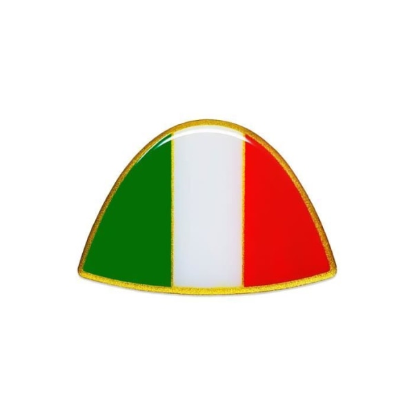 3D-klistermärke Italien flaggglitter, 50 x 74 mm