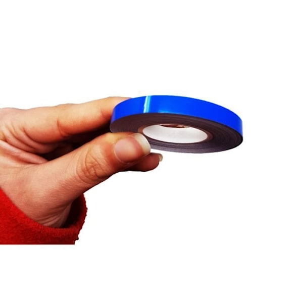 Klebebånd - Racing - Blå - 5 mm x 6 mt - Personalisering af fælge - Høj modstandskraft Blå