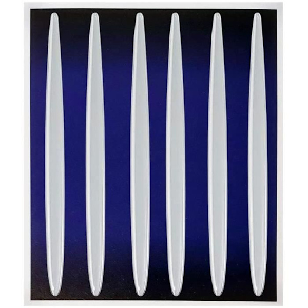 3D Arrow Intakes Car Stickers, Krom, 23,5 cm, 6 stk