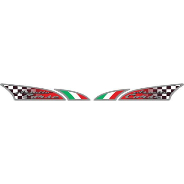 LogoSport Sticker Assetto Corse Dx-Sx 2 stk 48 x 9 cm