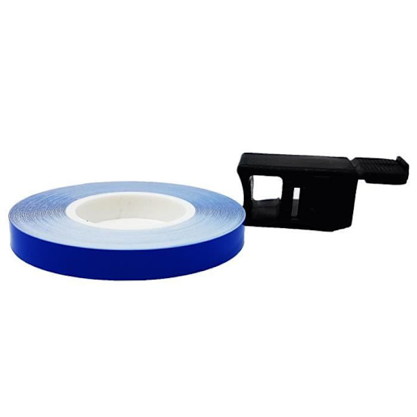 Klebebånd - Racing - Blå - 5 mm x 6 mt - Personalisering af fælge - Høj modstandskraft Blå