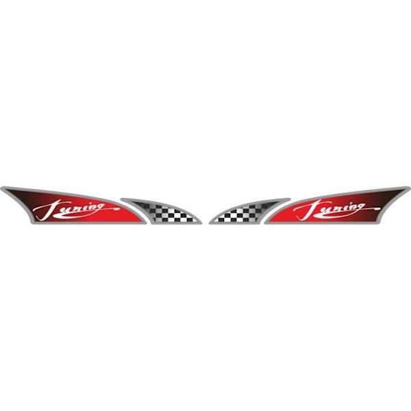 LogoSport Sticker Tuning Dx-Sx 2 stk 48 x 9 cm