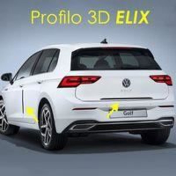3D självhäftande skyddsprofiler - Ej specificerad - 61 cm - Transparent - Stöttålig - För bil Supertransparent