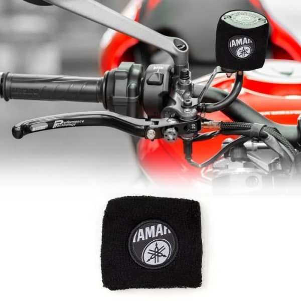 Sponge Manchette - Yamaha - Sort - Absorber olie - Universal - 70 x 85 mm